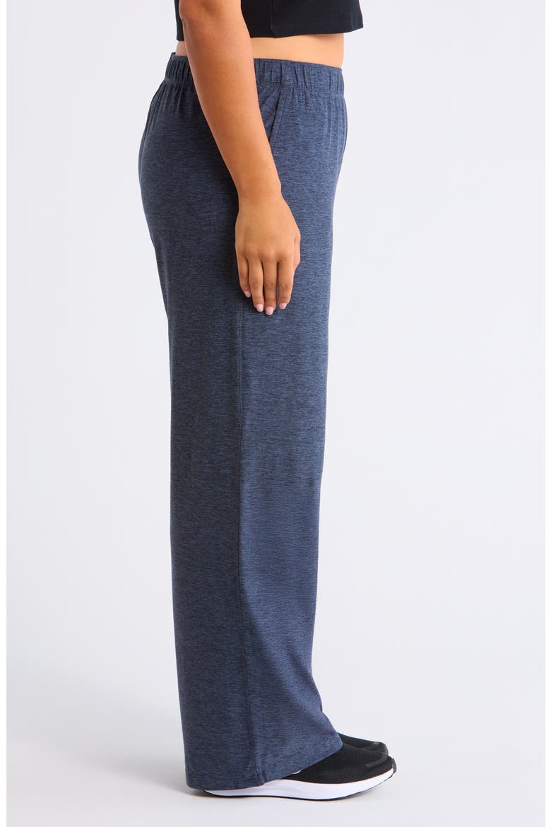 Restore Soft Straight Leg Pull-On Pants, Alternate, color, NAVY ARMADA MELANGE