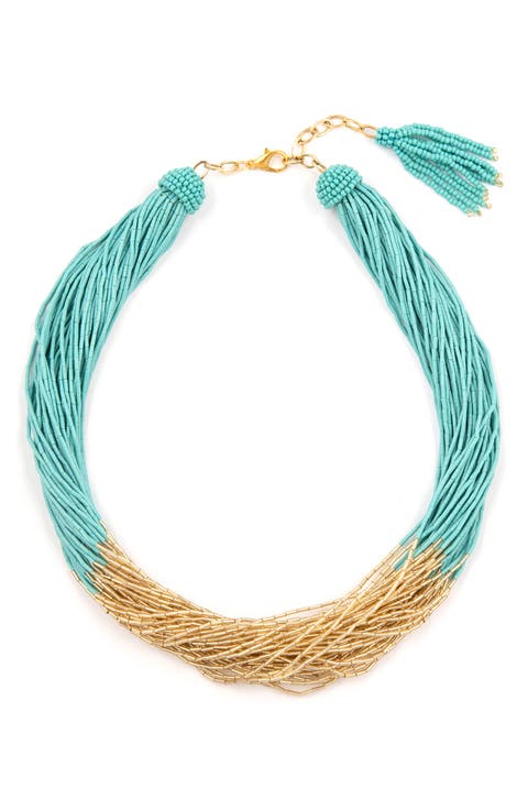 Loretta Beaded Layered Necklace