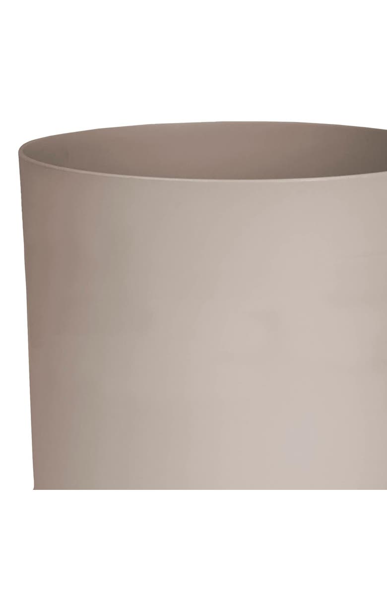 Bloem 12 Inch Mathers Round Planter With Saucer Tray, Pebble Stone, Alternate, color, Beige