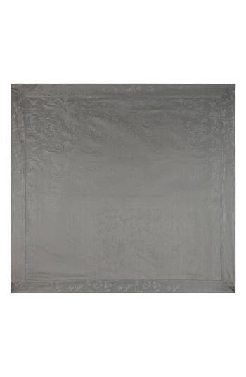 French Home Linen 68" X 100" Renaissance Tablecloth In Dark Grey