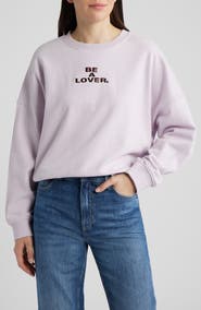 BOSS Orange Ever Valentine Graphic Cotton Sweatshirt