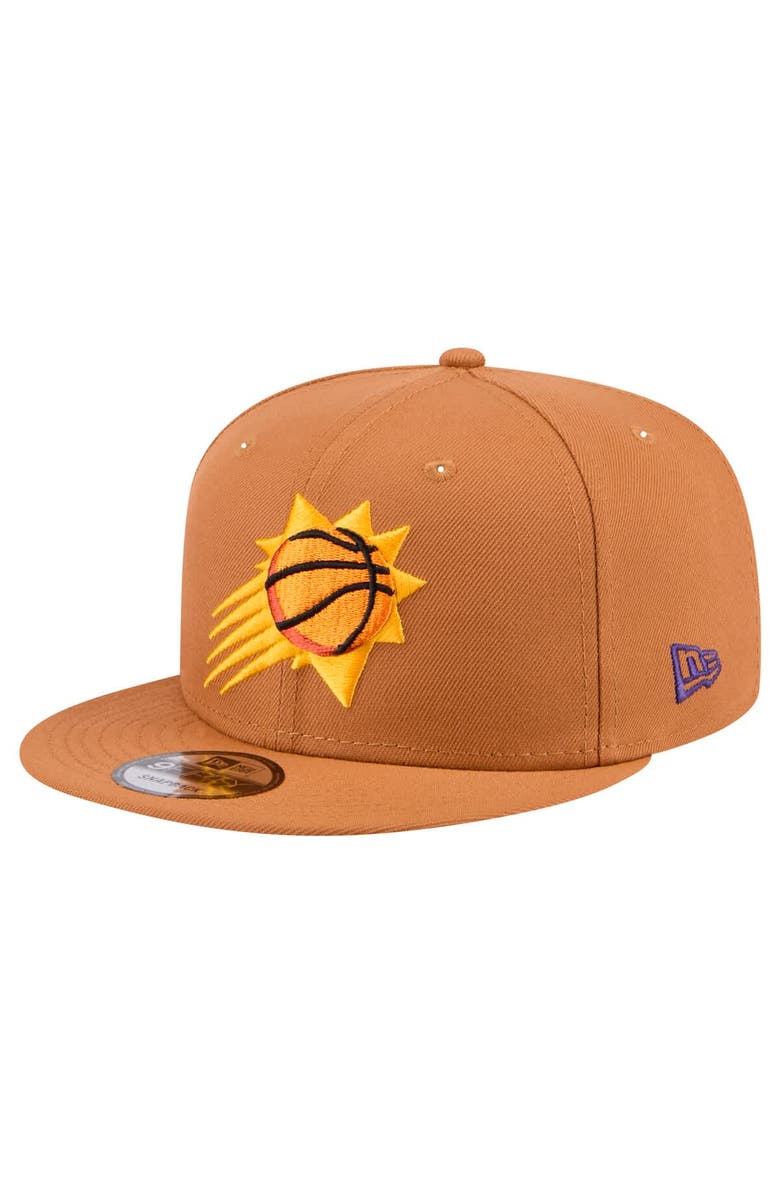 New Era Men's New Era Tan Phoenix Suns Color Pack 9FIFTY Snapback Hat, Alternate, color, Tan