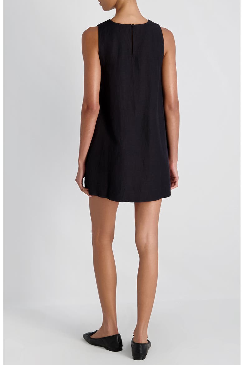 Copper Sleeveless Shift Minidress, Alternate, color, BLACK