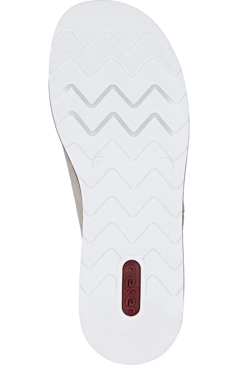 Rieker Regina 55 Slide Sandal, Alternate, color, Iceberg/ Beige