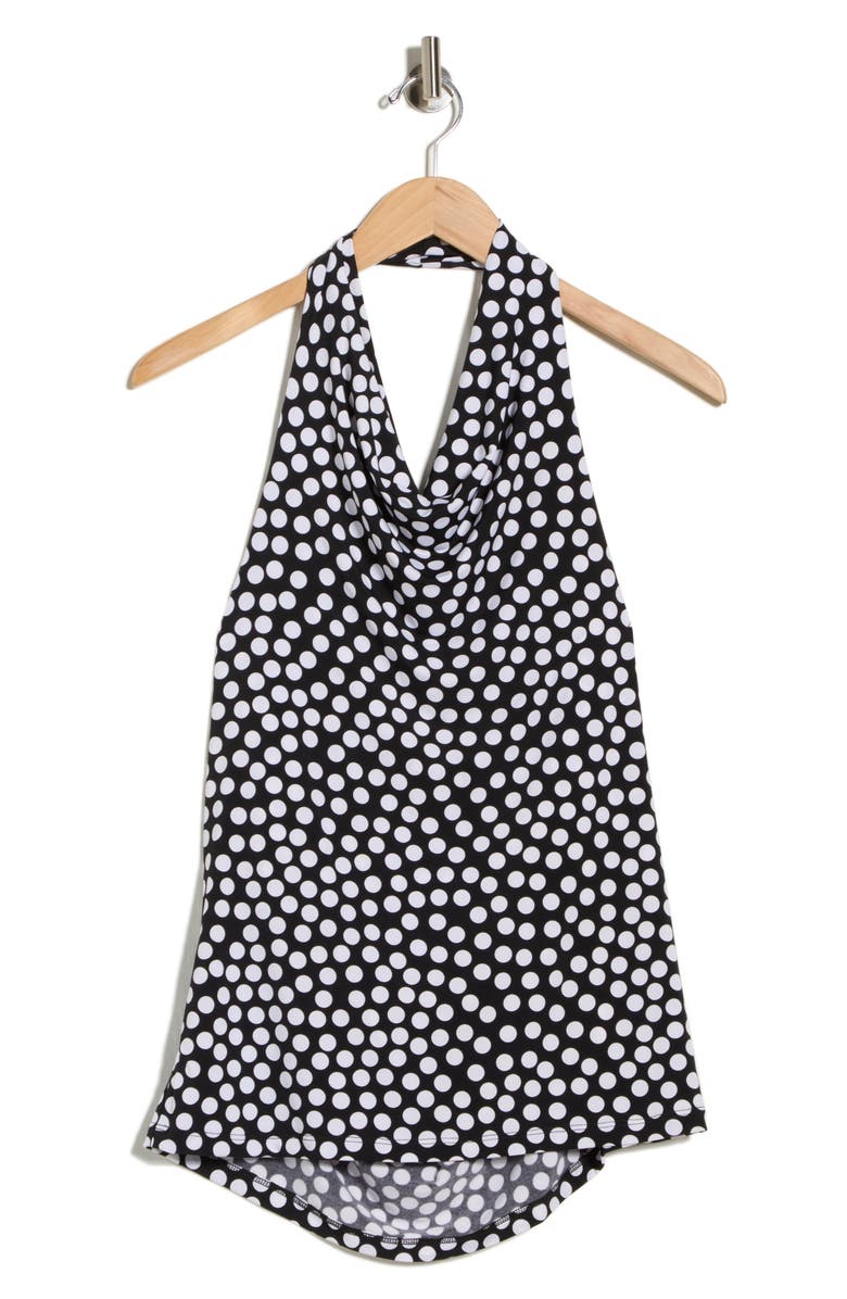 Renee C Polka Dot Halter Top, Main, color, 