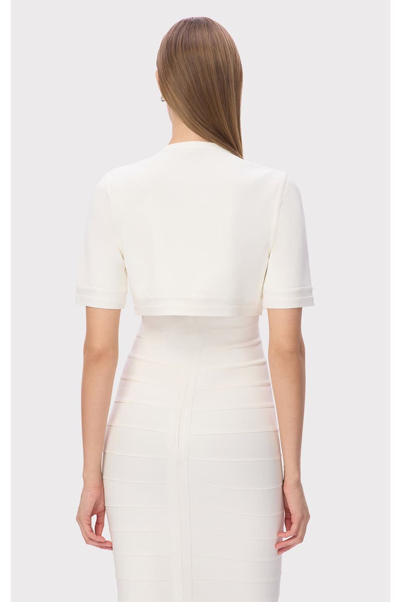 The Marie Bolero, Alternate, color, ALABASTER