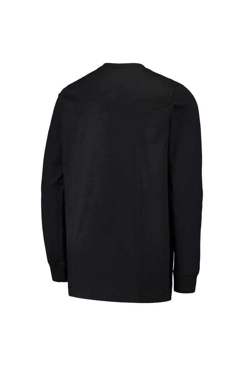 Youth Nike Black Michigan State Spartans Arch & Logo 2-Hit Long Sleeve T-Shirt, Alternate, color, Black