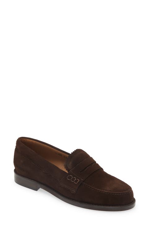 Jerry Suede Penny Loafer (Women) (Nordstrom Exclusive)