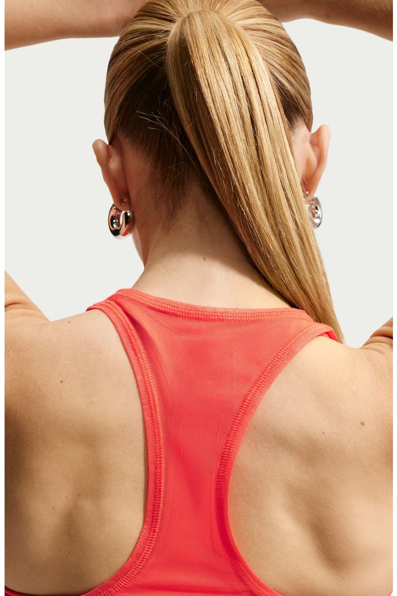 Sheer Racerback Tank, Alternate, color, LIGHT CRIMSON/ SAIL