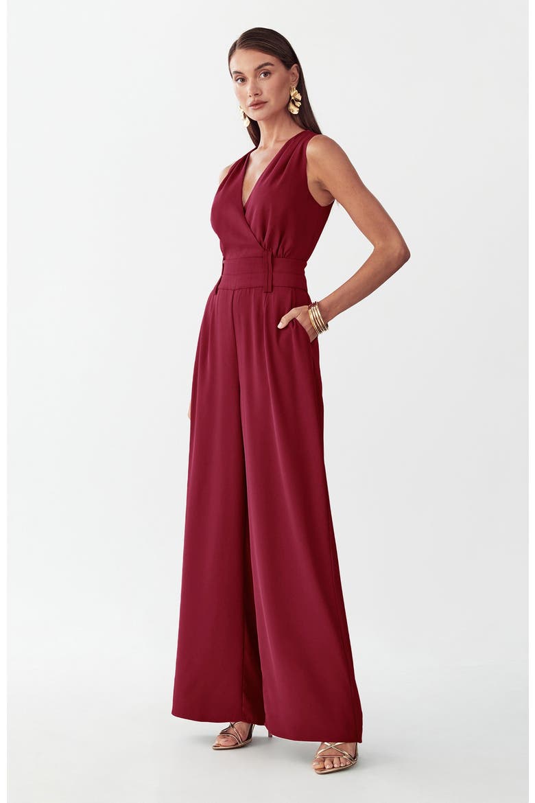 Glade Jumpsuit, Alternate, color, Burgundy