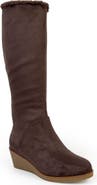 Aerosoles Binocular Faux Shearling Lined Wedge Boot
