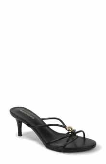 BERNESS <p>Fifi Strappy Heeled Thong Sandal (Women)</p>
