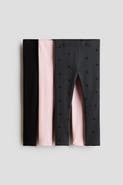 H&M 3-pack Brushed-inside Leggings