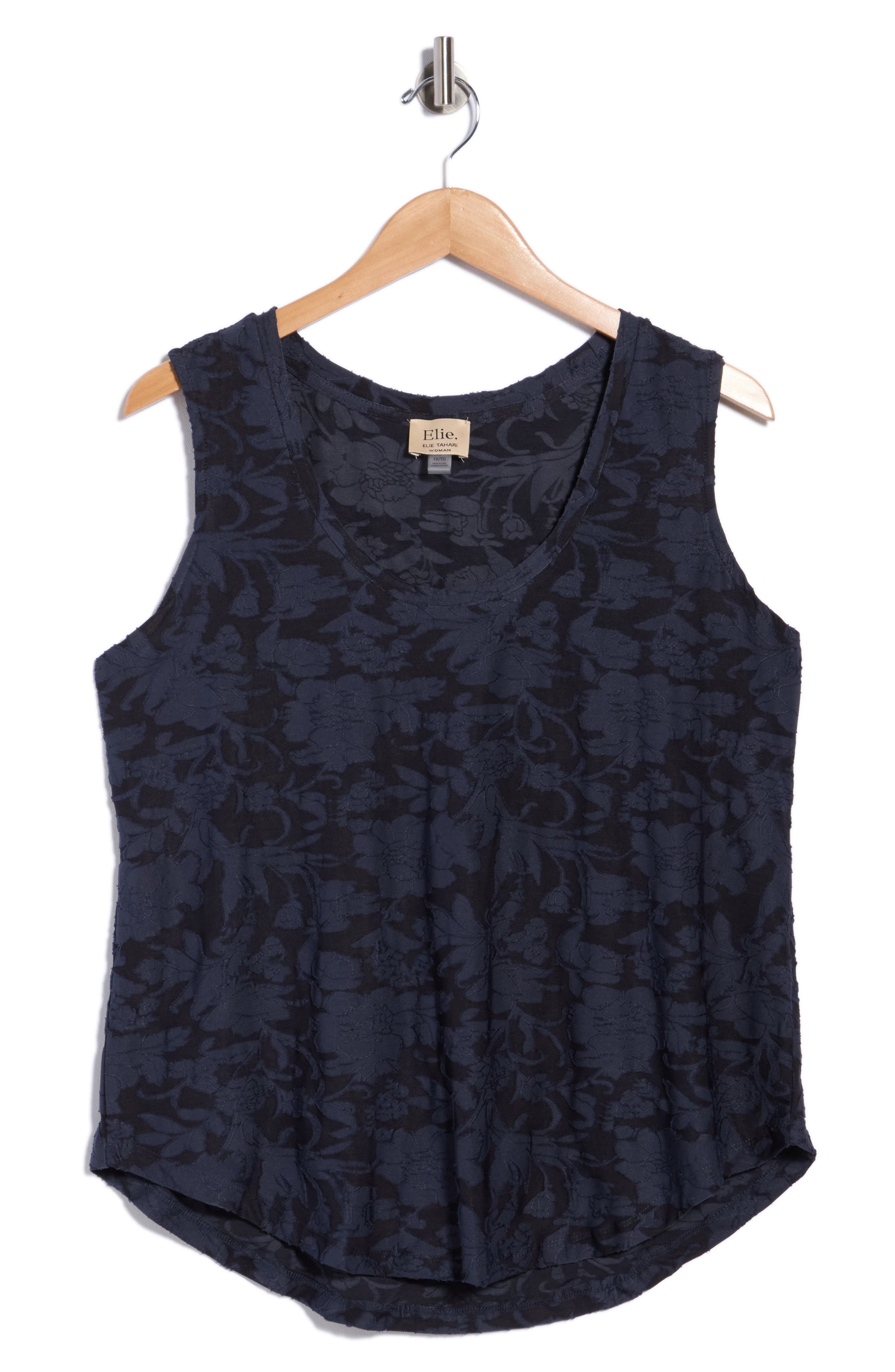 Floral Scoop Neck Tank Top