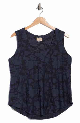 Floral Scoop Neck Tank Top