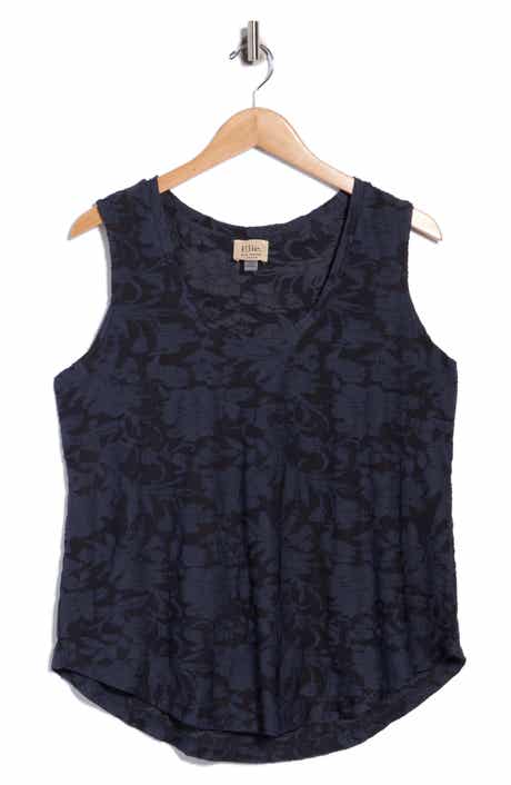 Floral Scoop Neck Tank Top
