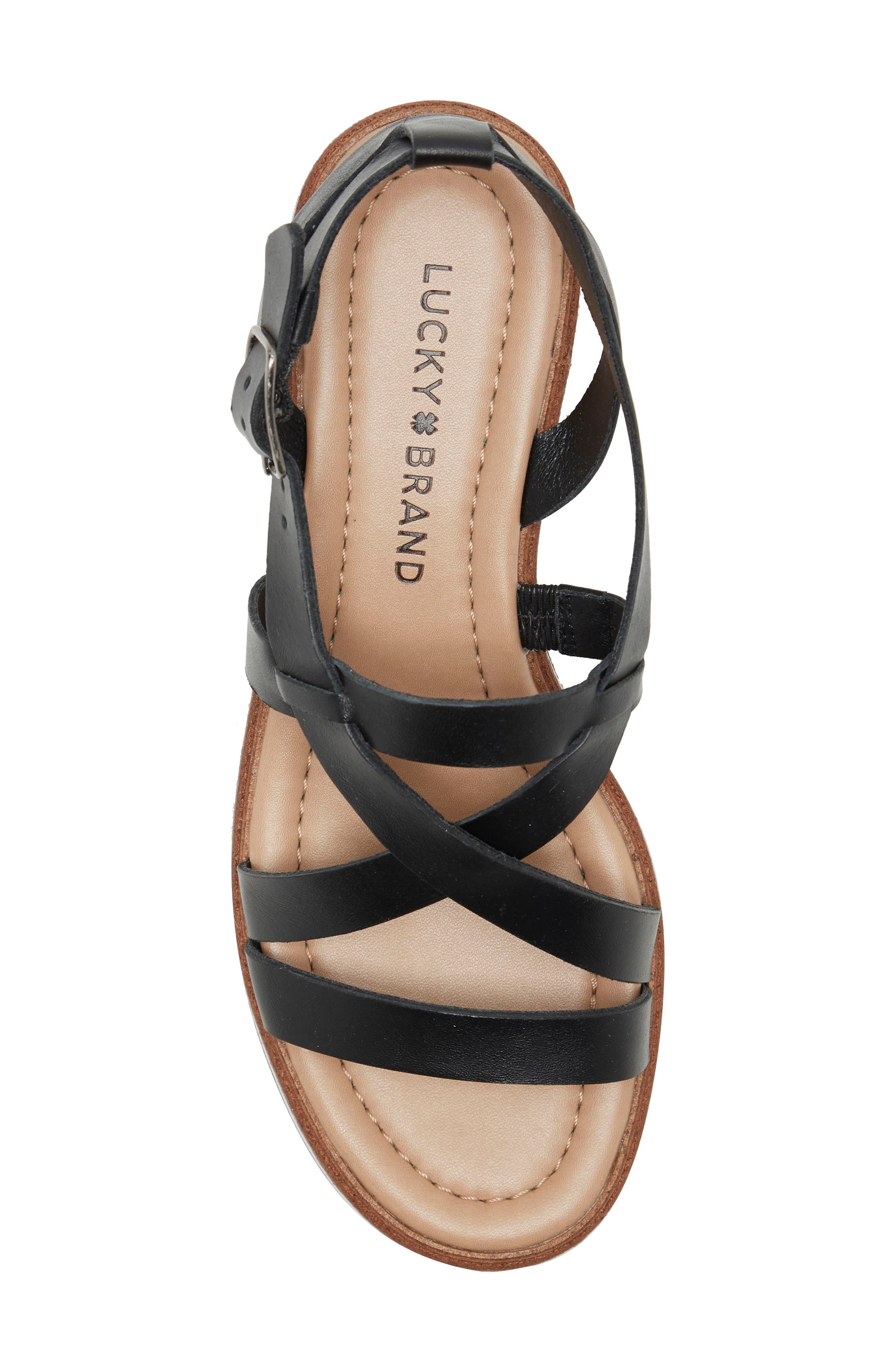 Lucky Brand Ticey Platform Wedge Sandal, Alternate, color, 
