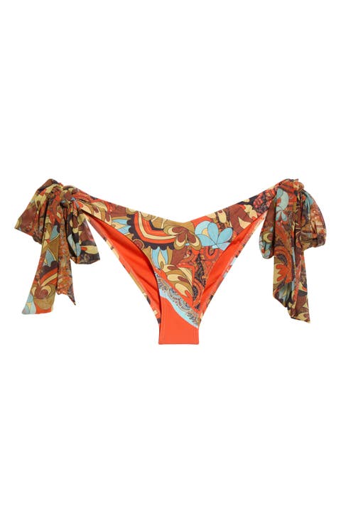 Scarf Side Tie Bikini Bottoms