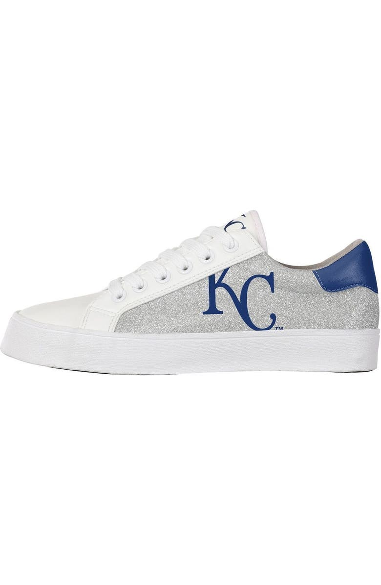 FOCO Women's FOCO Kansas City Royals Glitter Sneakers, Alternate, color,