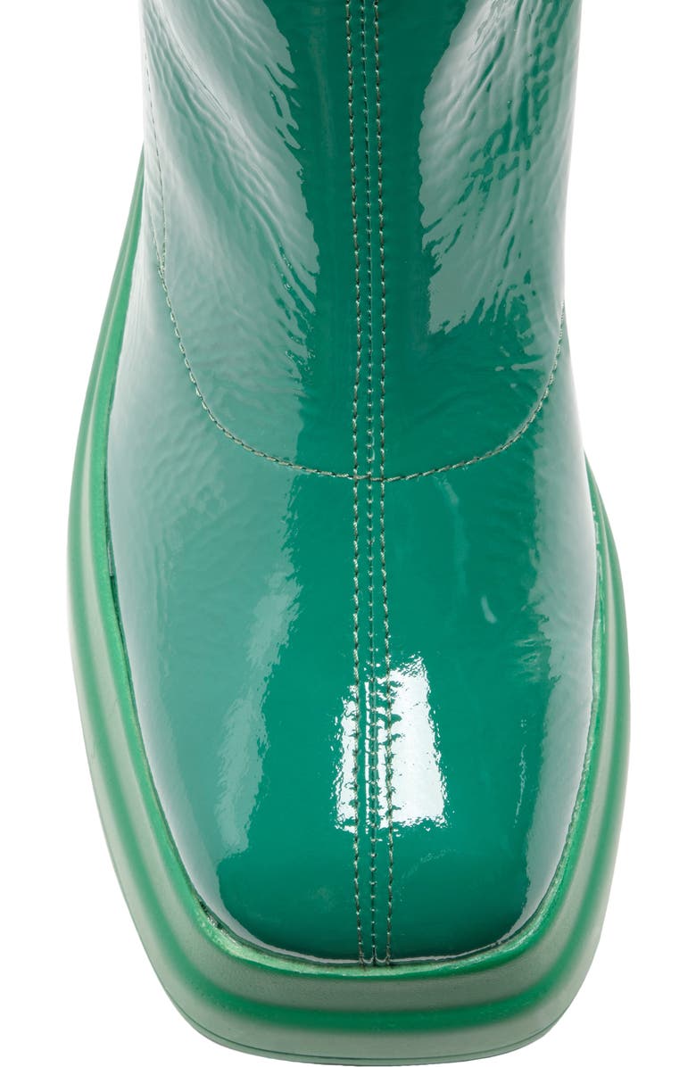 Free People Double Stack Platform Bootie, Alternate, color, Emerald