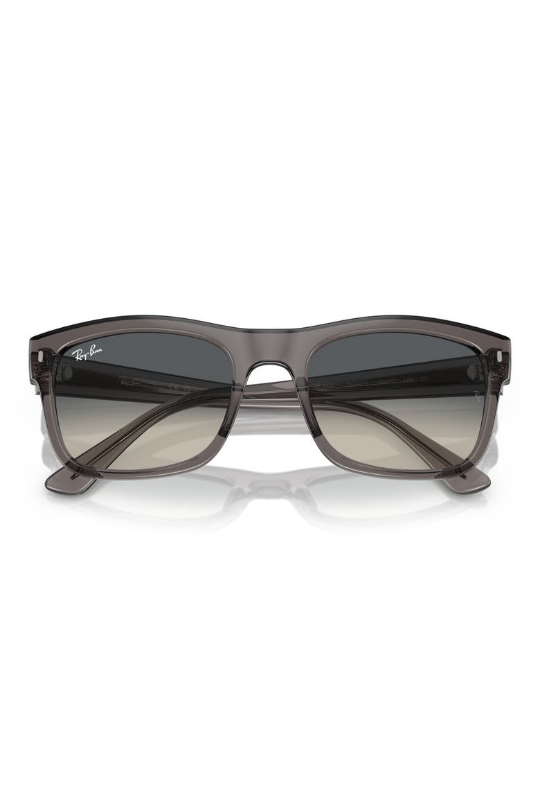 56mm Gradient Square Sunglasses, Alternate, color, GREY FLASH