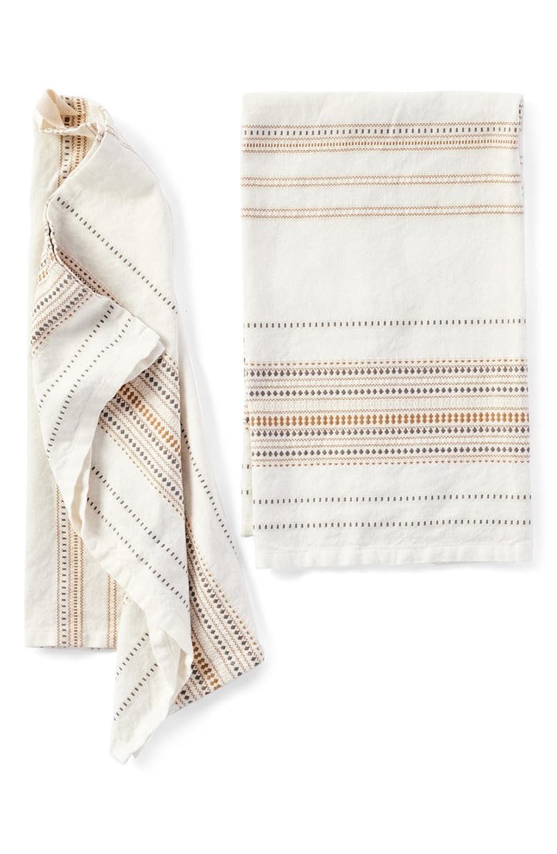 Coyuchi Lobos Set of 2 Organic Cotton Hand Towels, Main, color,