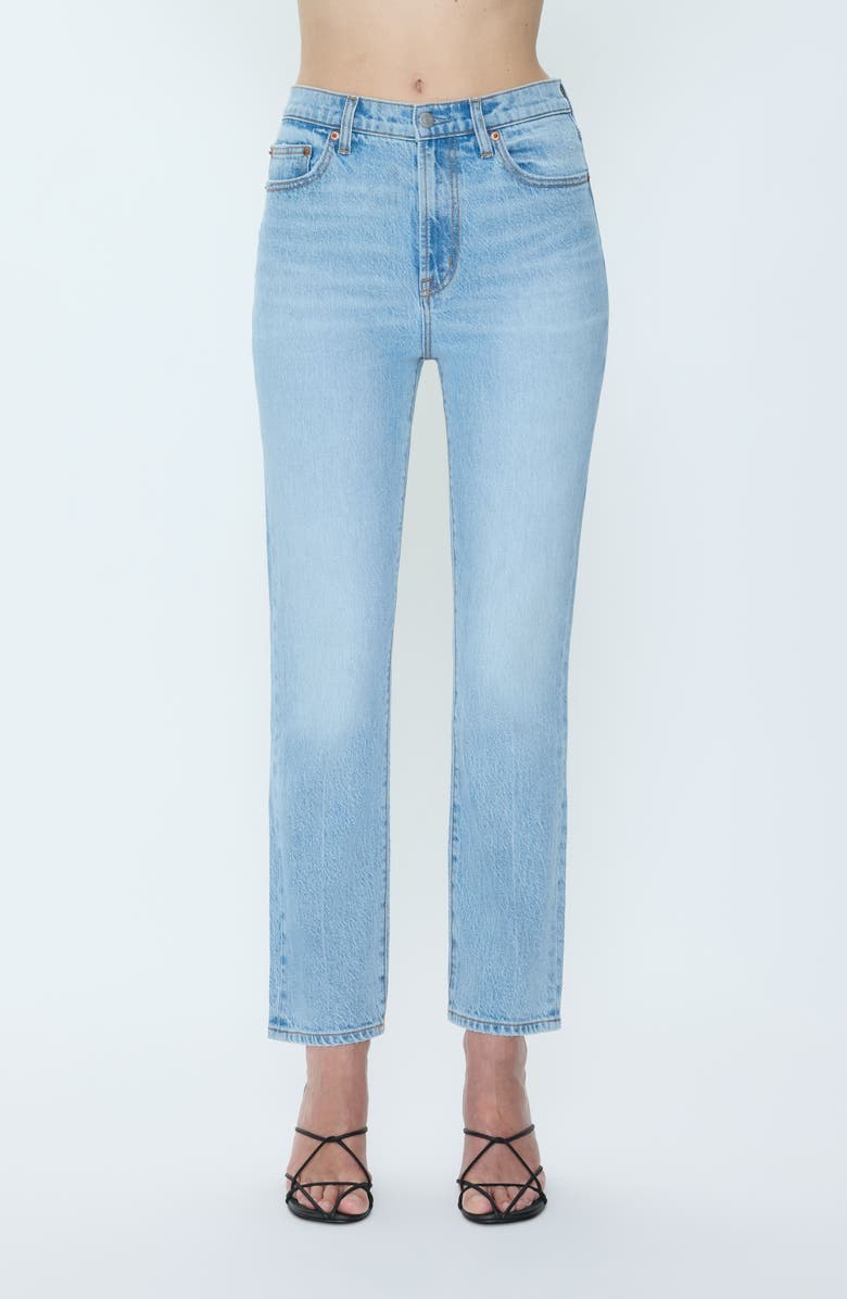 Pistola Bri High Waist Ankle Straight Leg Jeans, Main, color, Day Off