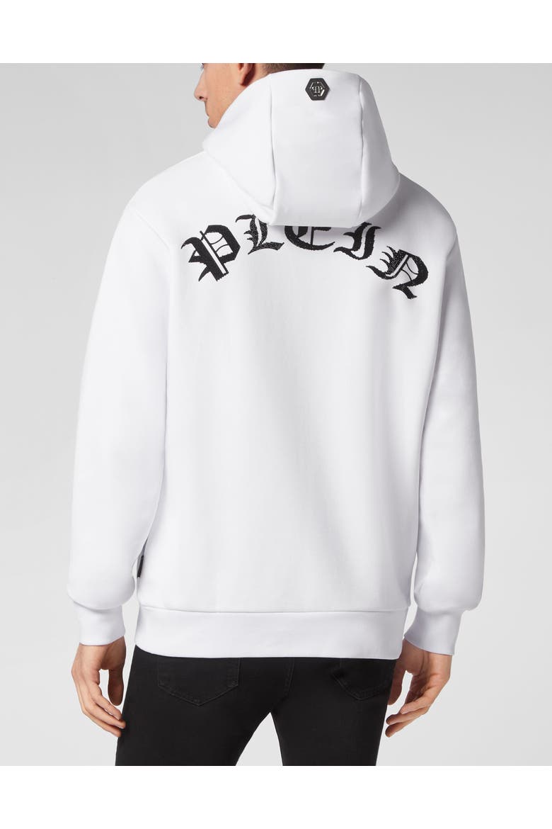 Hoodie Sweatshirt Love Men, Alternate, color, white