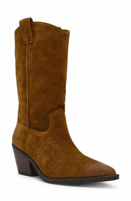 Steve Madden Stetson Suede Western Boot