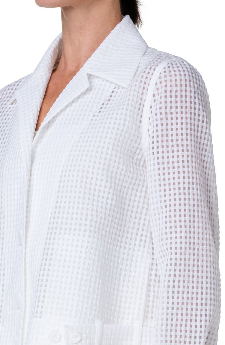 Akris Tarrell Check Shirt, Alternate, color, 