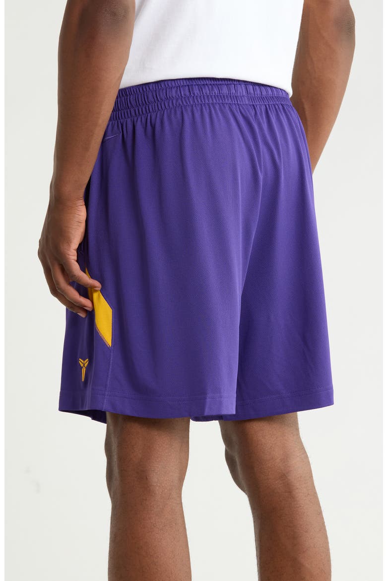 Kobe Bryant Dri-FIT Performance Mesh Basketball Shorts, Alternate, color, COURT PURPLE/ UNIVERSITY GOLD