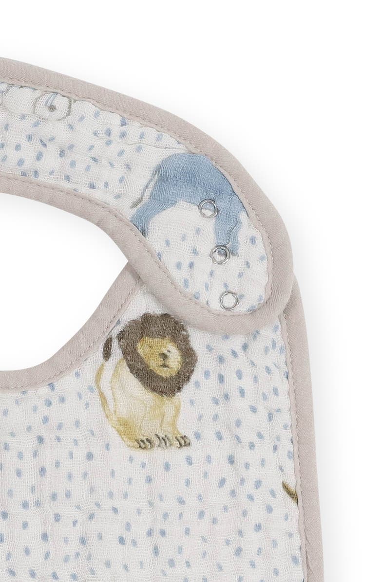 little unicorn 3-Pack Classic Cotton Muslin Bibs, Alternate, color, Multi