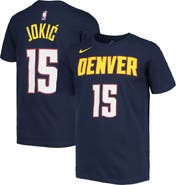 Nike Youth Nike Nikola Jokic Navy Denver Nuggets Logo Name & Number Performance T-Shirt