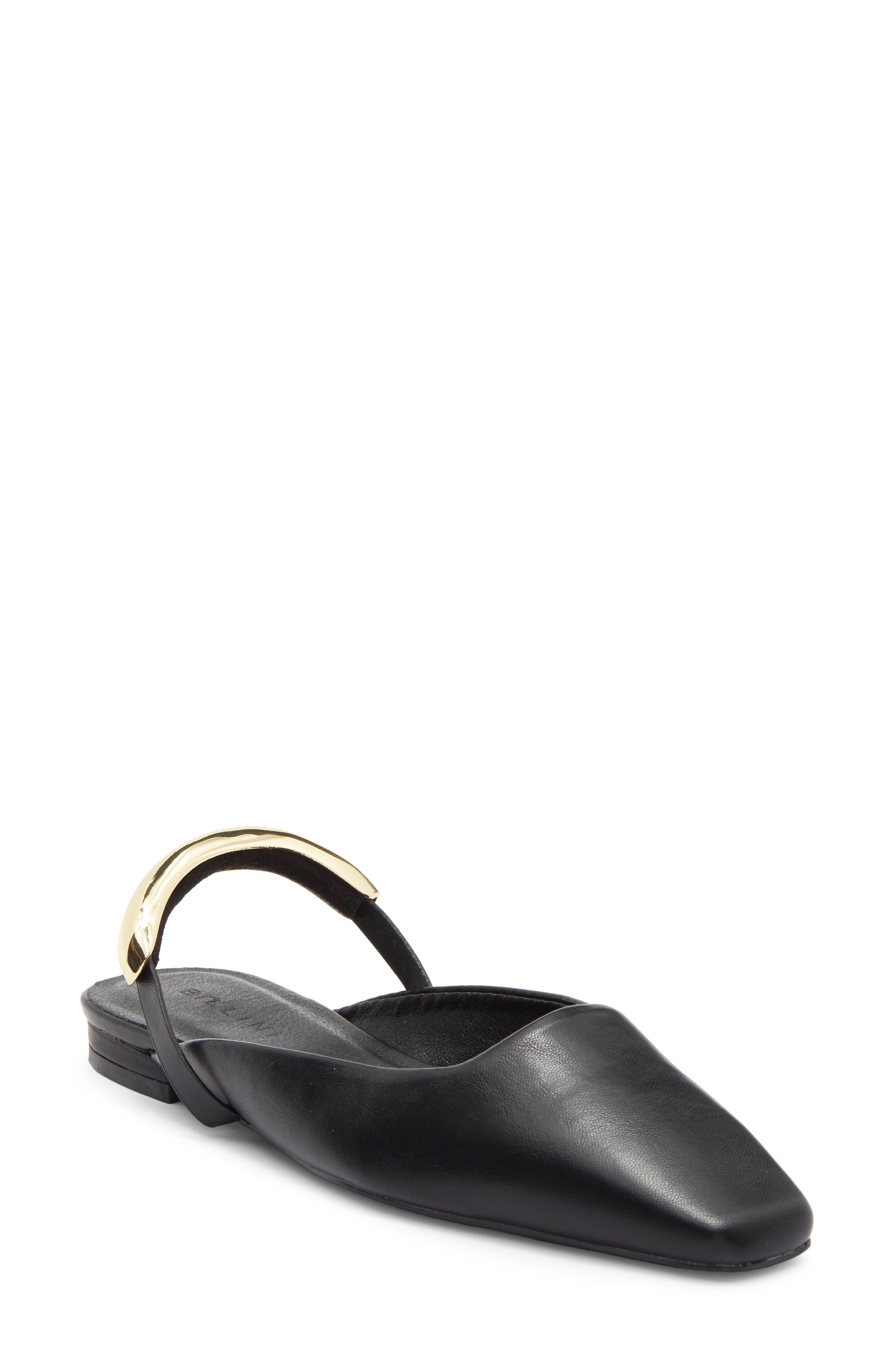 Billini Mercer Slingback Flat In Black