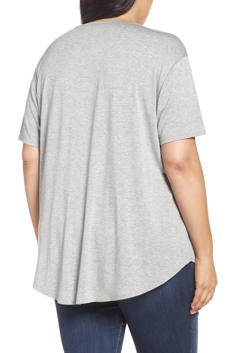 Sejour Crisscross Strap Tee, Alternate, color,