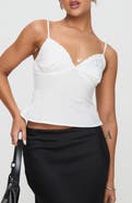 Princess Polly Aruba Embroidered Cotton Camisole