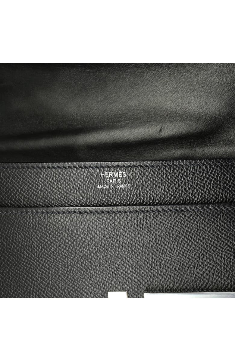 Pre-Owned Hermes Verrou Bag Epsom and Canvas 23, Alternate, color, Noir