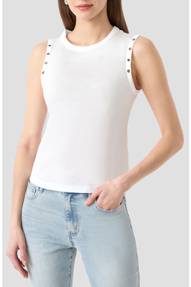 Grommet Tank, Main, color, WHITE SOLID