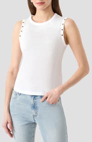 RM Rebecca Minkoff Grommet Tank