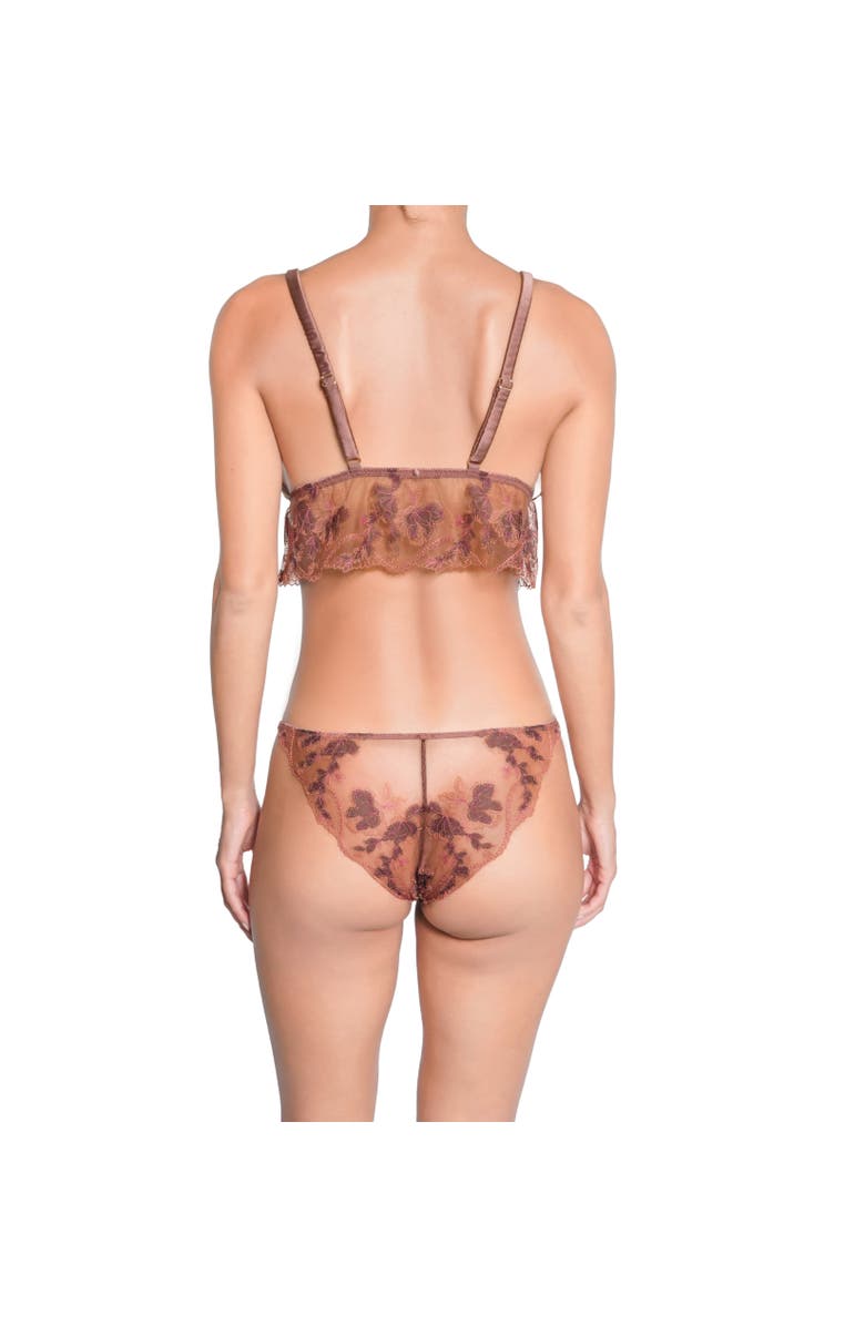 Huit Poeme Prestige Bralette, Alternate, color, Brown