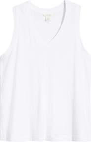 Caslon® Cotton Blend Slub Swing Tank
