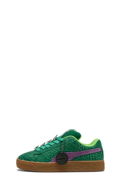 Puma X Teenage Mutant Ninja Turtles Kids' Suede Xl Sneaker In Vine-gum