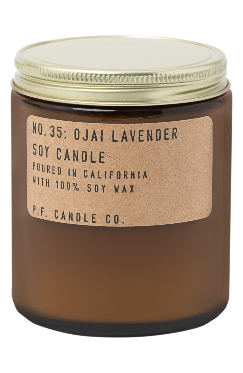 P.F. Candle Co. Ojai Lavender Soy Candle, Main, color, Ojai Lavender