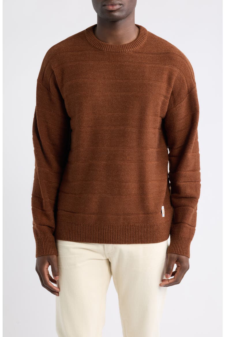 Jackson Crewneck Sweater, Main, color, CHESTNUT