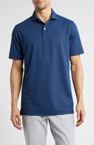 Peter Millar Soul Solid Performance Mesh Golf Polo