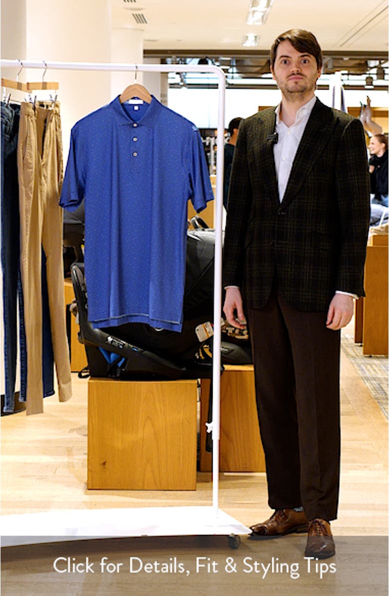 Barrier Microprint Performance Jersey Polo, sales video thumbnail