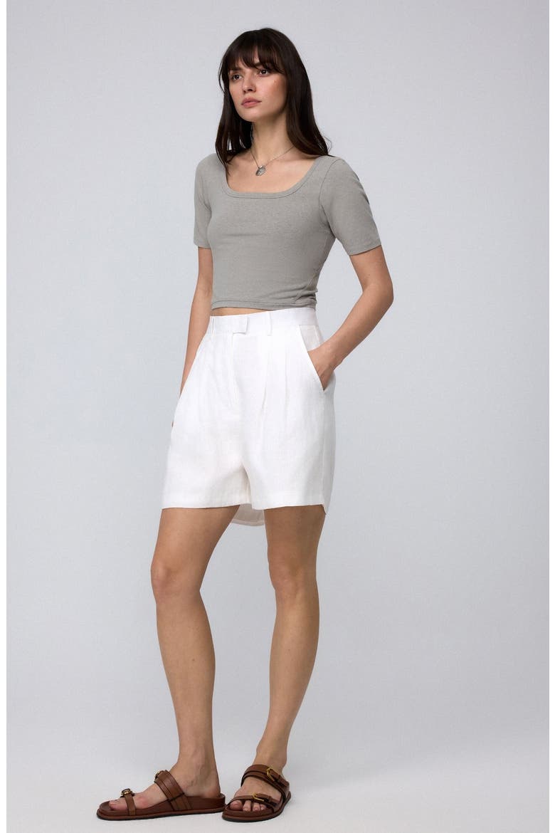 Classics Squareneck T-Shirt, Alternate, color, gray