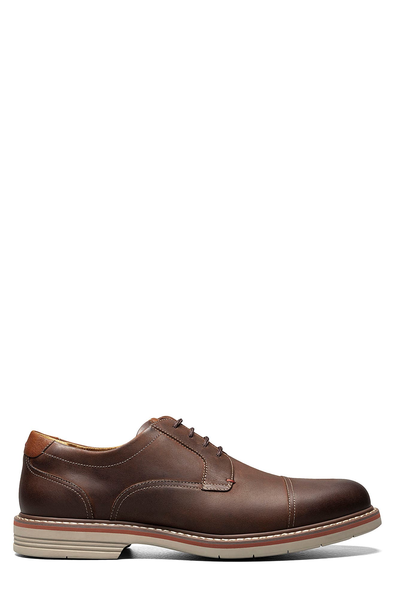 Norwalk Cap Toe Derby, Alternate, color, BROWN CH
