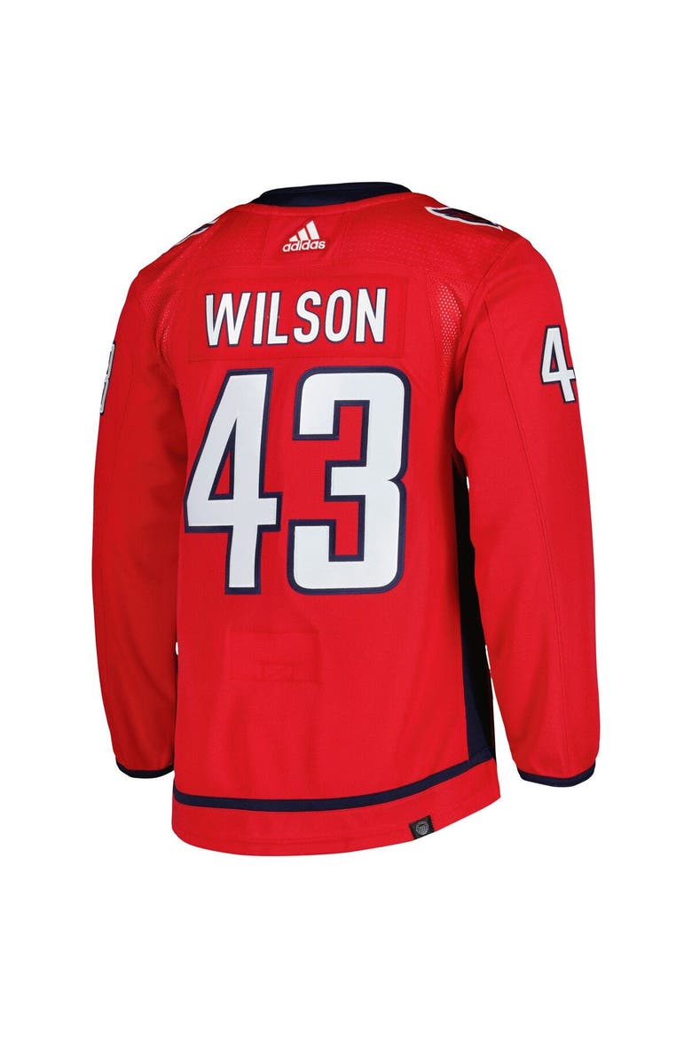 Men's adidas Tom Wilson Red Washington Capitals Home Primegreen Authentic Player Jersey, Alternate, color, Red