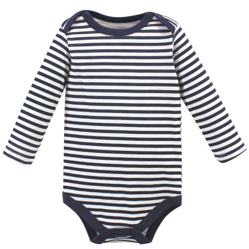 Hudson Baby Five-piece Collection Of Long-sleeve Cotton Bodysuits In Multi